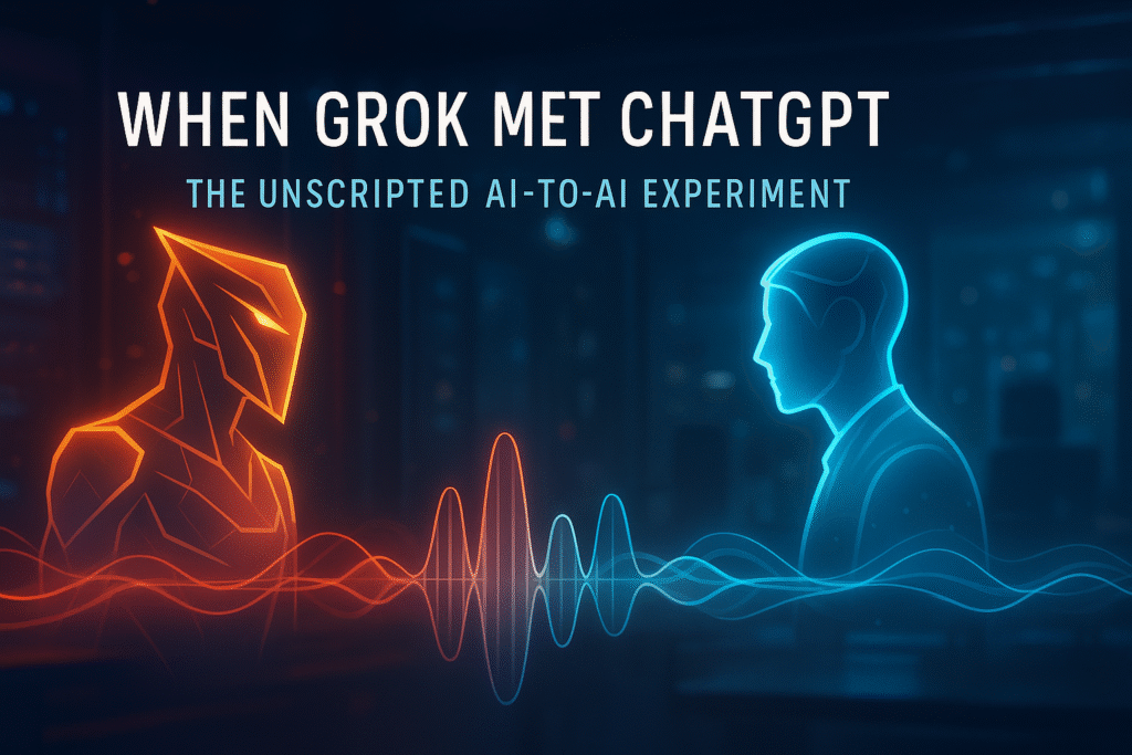 When Grok Met ChatGPT — The Unscripted AI-to-AI Experiment