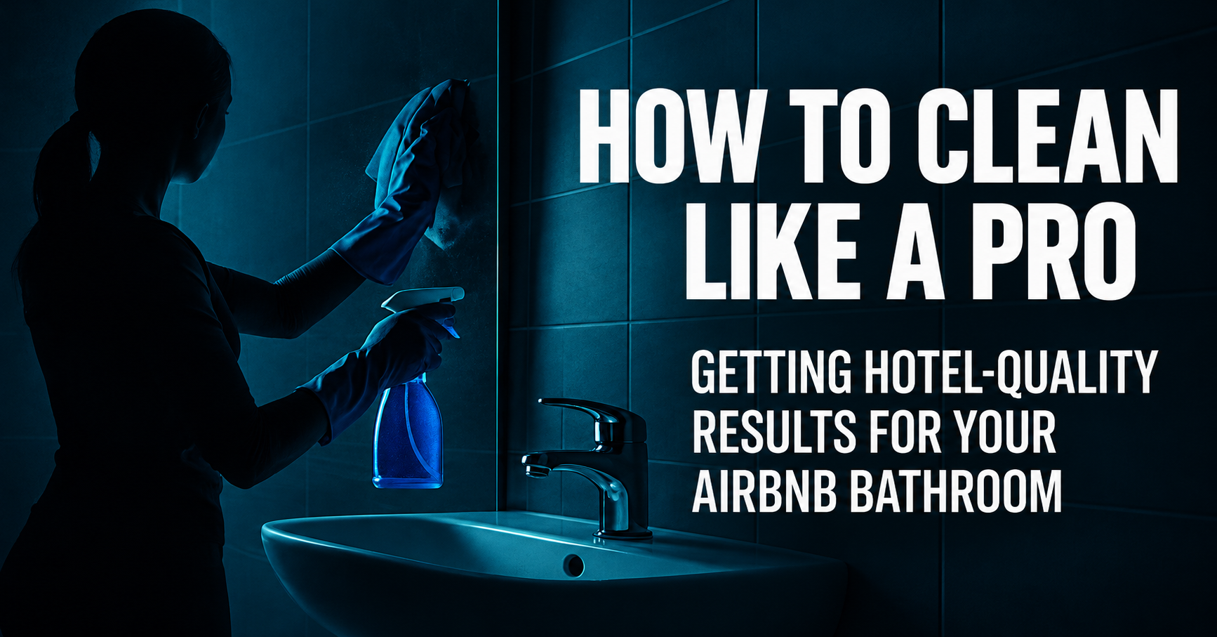 How to Clean Like a Pro: Getting Hotel-Quality Results for Your Airbnb Bathroom